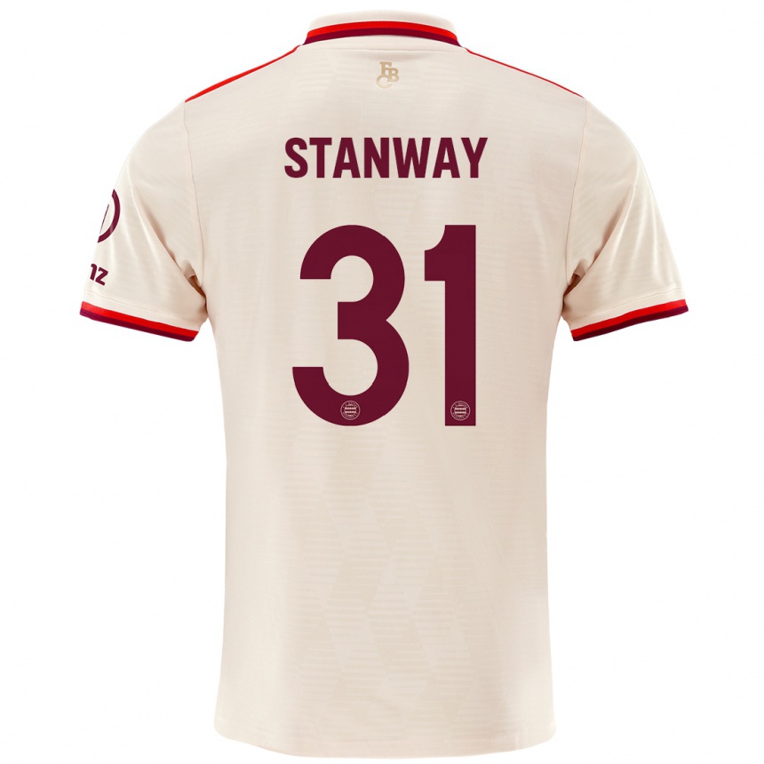 Enfant Football Maillot Georgia Stanway #31 Lin Troisieme 2024/25 Canada