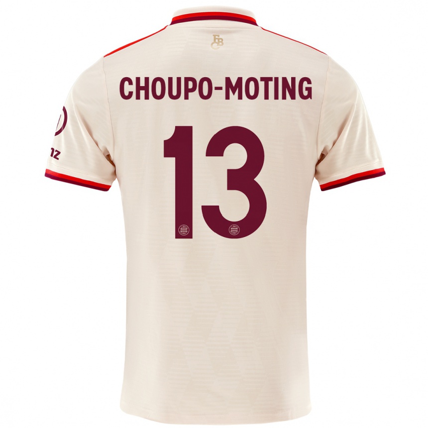 Kids Football Eric Maxim Choupo-Moting #13 Linen Third Jersey 2024/25 T-Shirt Canada