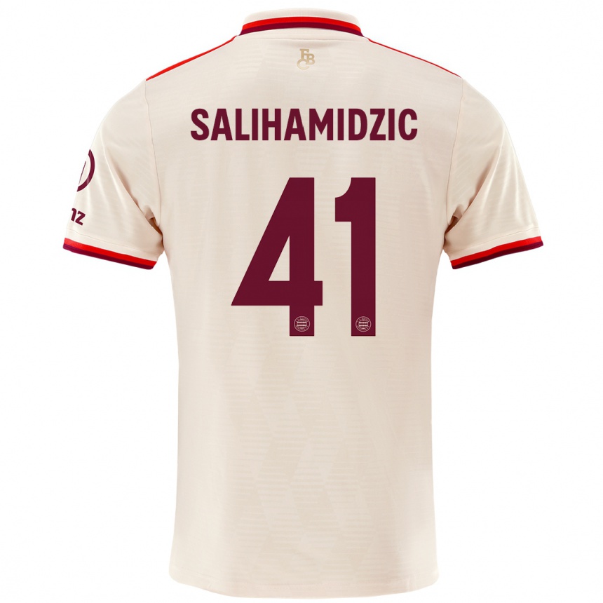 Kids Football Nick Salihamidzic #41 Linen Third Jersey 2024/25 T-Shirt Canada