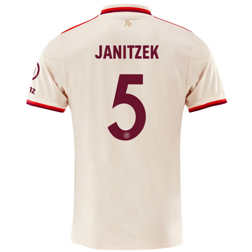 Enfant Football Maillot Justin Janitzek #5 Lin Troisieme 2024/25 Canada