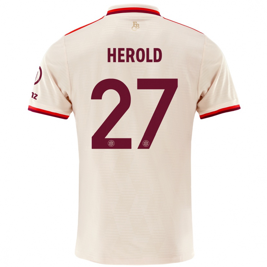 Enfant Football Maillot David Herold #27 Lin Troisieme 2024/25 Canada