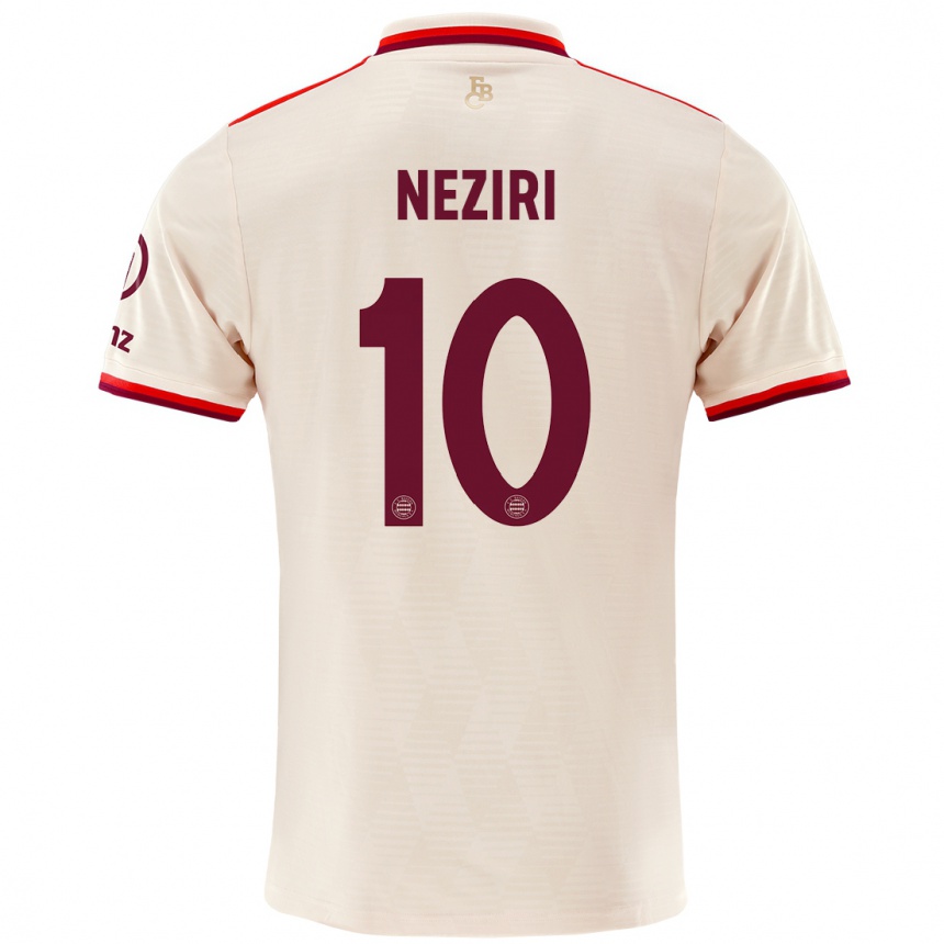 Enfant Football Maillot Behar Neziri #10 Lin Troisieme 2024/25 Canada