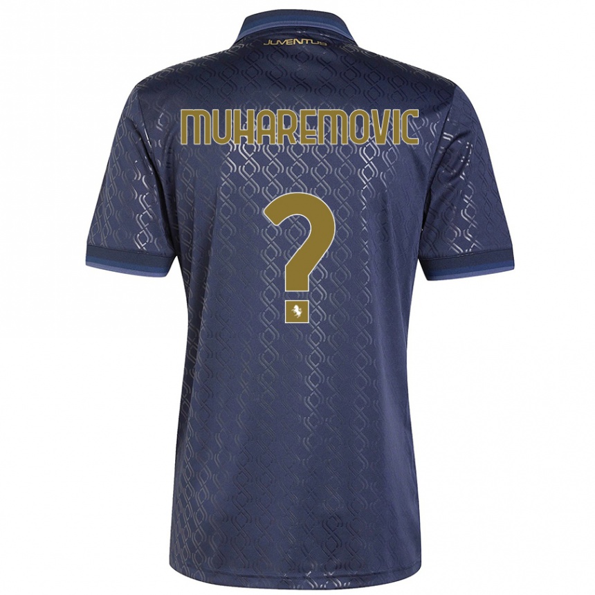 Kids Football Tarik Muharemovic #0 Navy Blue Third Jersey 2024/25 T-Shirt Canada