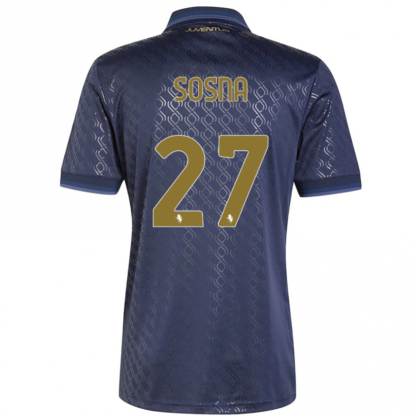 Kids Football Adam Sosna #27 Navy Blue Third Jersey 2024/25 T-Shirt Canada