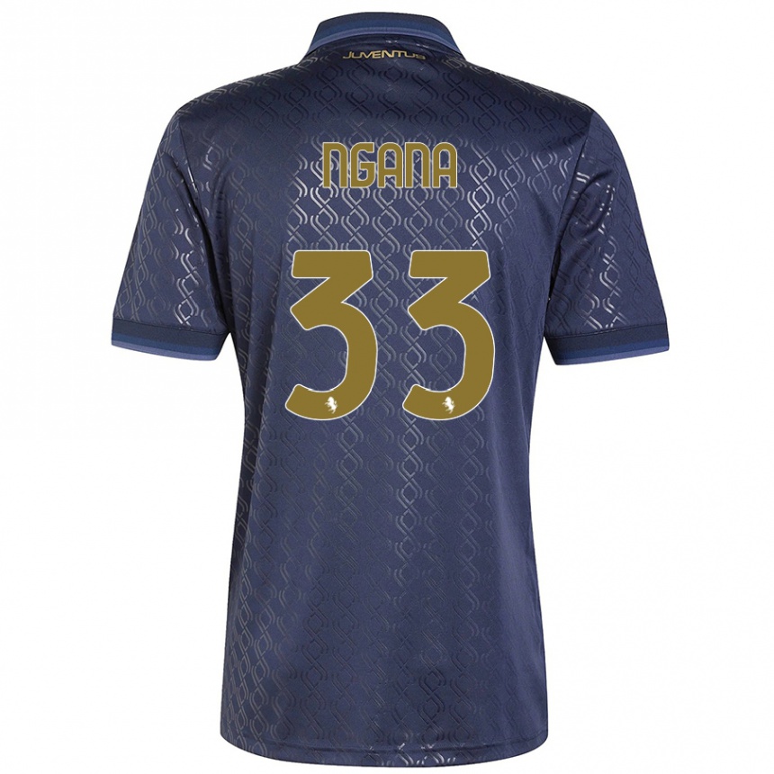 Kids Football Valdes Ngana #33 Navy Blue Third Jersey 2024/25 T-Shirt Canada