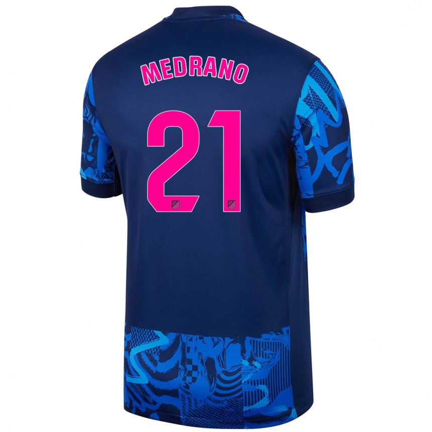 Enfant Football Maillot Fernando Medrano #21 Bleu Royal Troisieme 2024/25 Canada