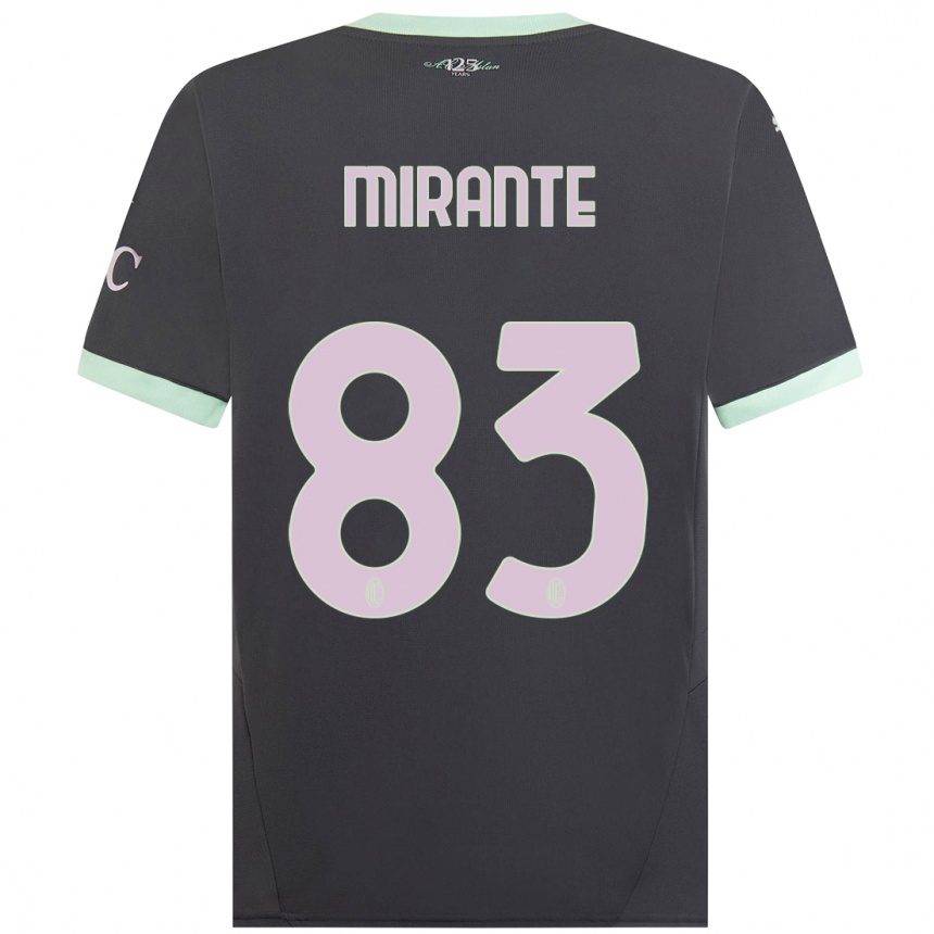 Enfant Football Maillot Antonio Mirante #83 Gris Troisieme 2024/25 Canada