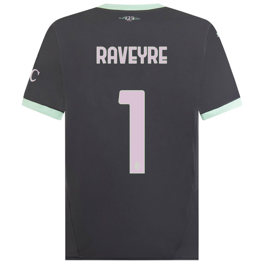 Kids Football Noah Raveyre #1 Grey Third Jersey 2024/25 T-Shirt Canada