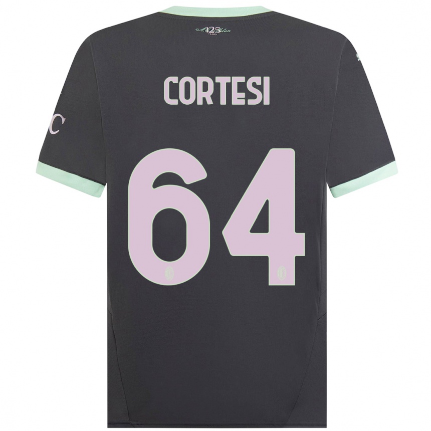 Enfant Football Maillot Selena Cortesi #64 Gris Troisieme 2024/25 Canada