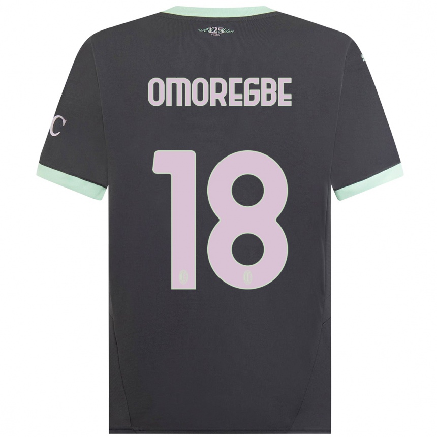 Kids Football Bob Murphy Omoregbe #18 Grey Third Jersey 2024/25 T-Shirt Canada