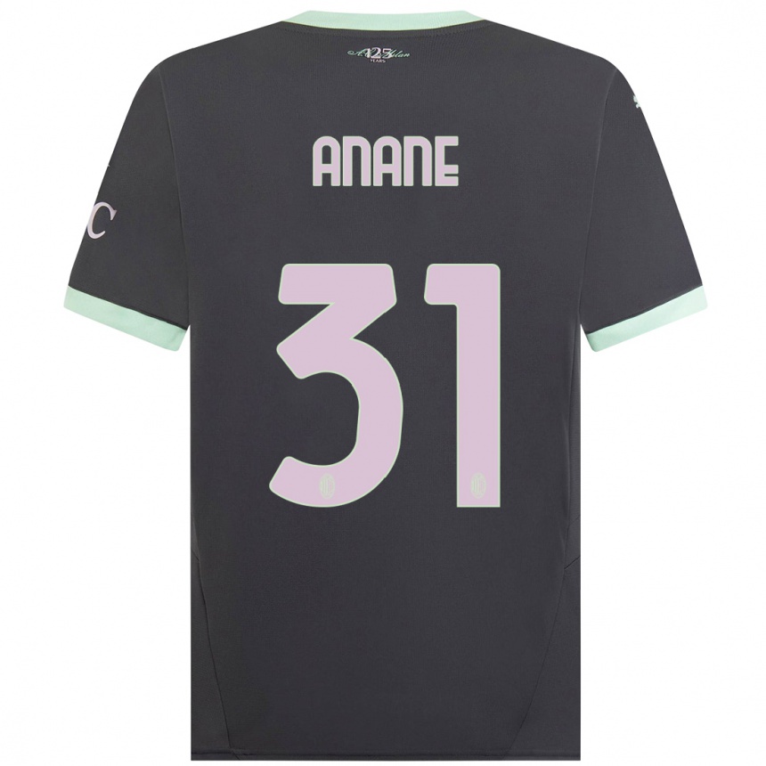 Enfant Football Maillot Emmanuel Anane #31 Gris Troisieme 2024/25 Canada