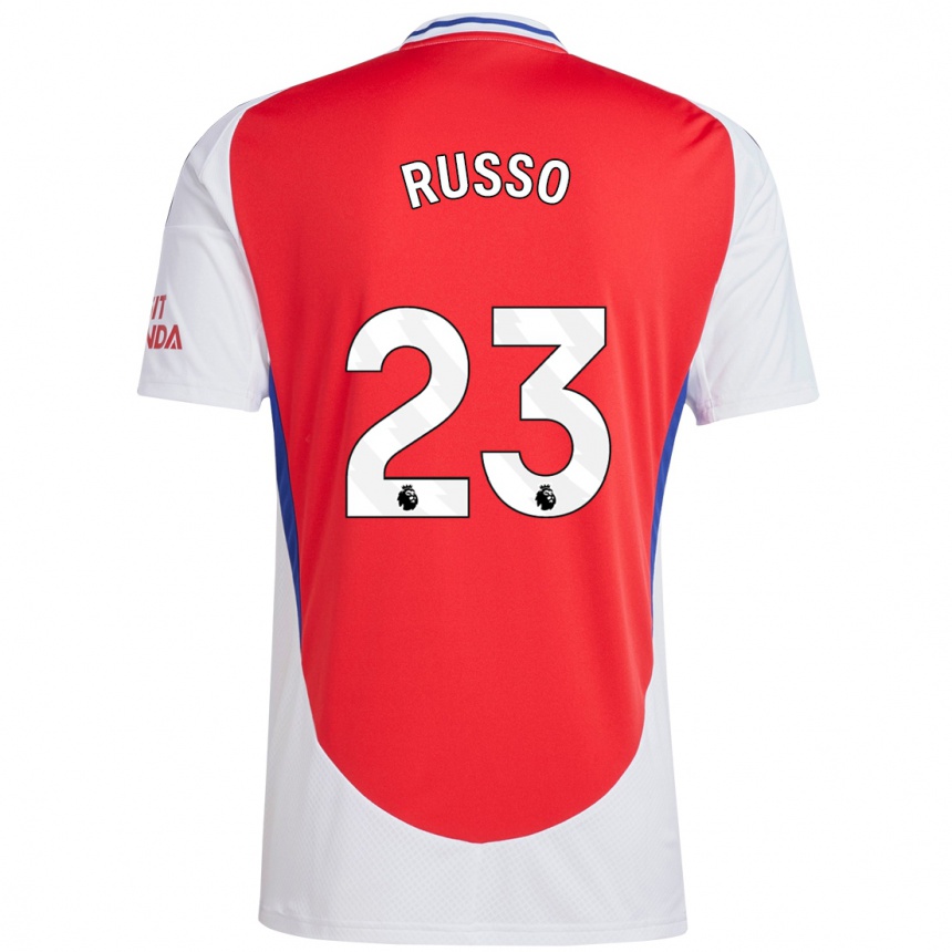 Men Football Alessia Russo #23 Red White Home Jersey 2024/25 T-Shirt Canada