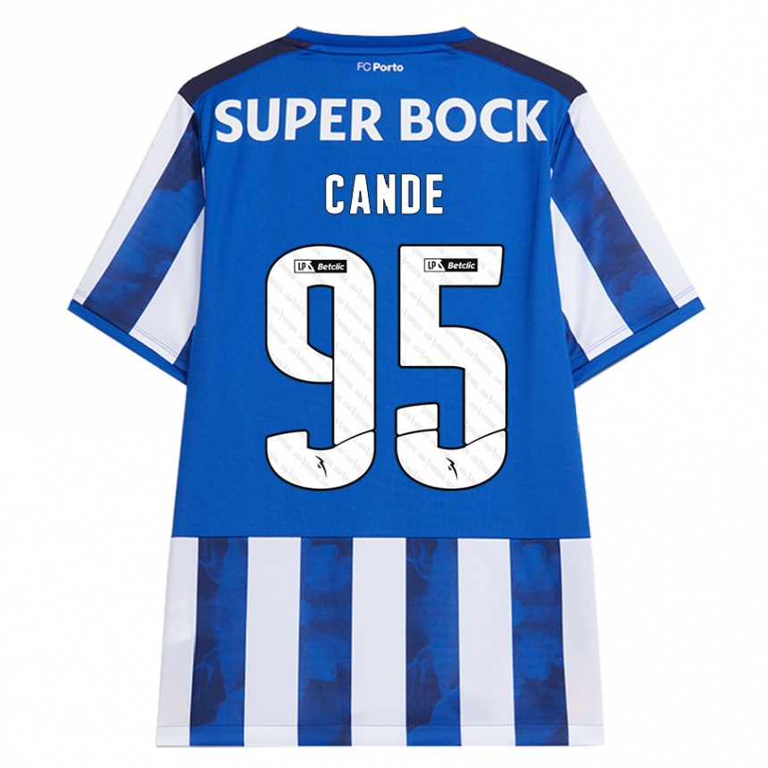 Men Football Anhá Cande #95 Blue White Home Jersey 2024/25 T-Shirt Canada