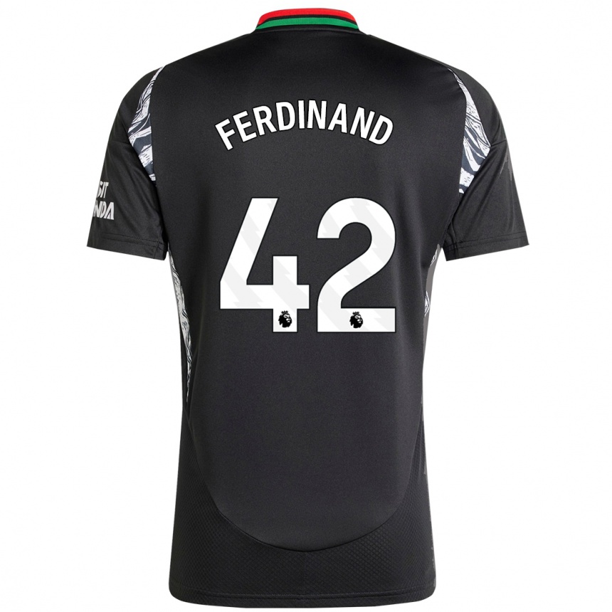 Men Football Seb Ferdinand #42 Black Away Jersey 2024/25 T-Shirt Canada