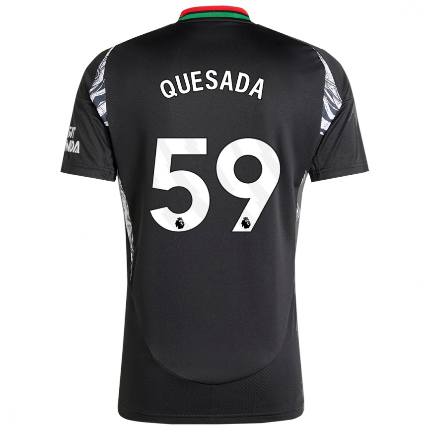 Homme Football Maillot Elián Quesada #59 Noir Tenues Extérieur 2024/25 Canada