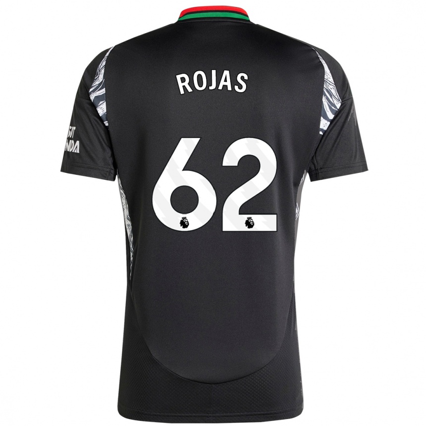 Men Football Alexei Rojas #62 Black Away Jersey 2024/25 T-Shirt Canada