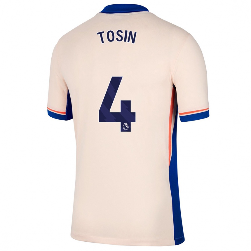 Men Football Tosin Adarabioyo #4 Light Beige Away Jersey 2024/25 T-Shirt Canada