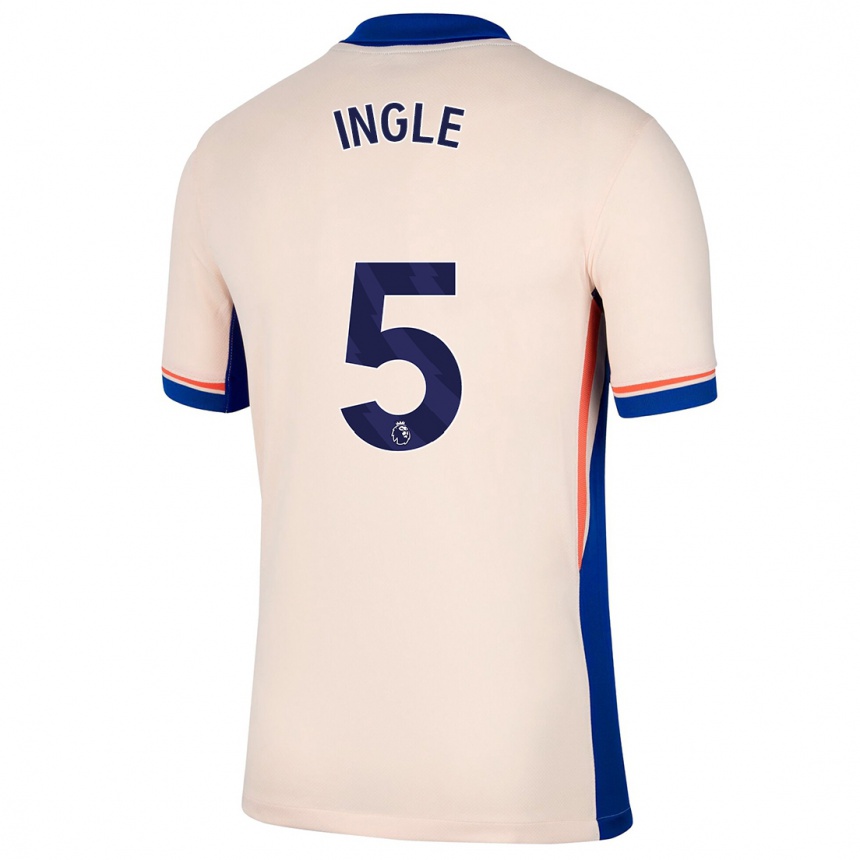 Homme Football Maillot Sophie Ingle #5 Beige Clair Tenues Extérieur 2024/25 Canada