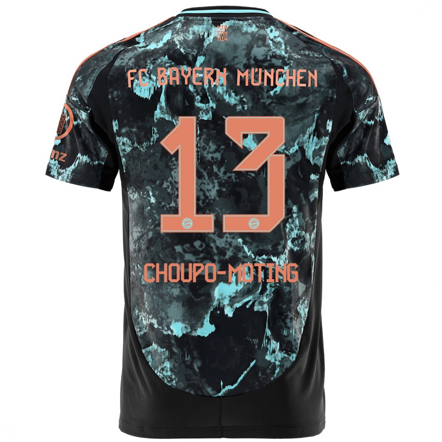 Homme Football Maillot Eric Maxim Choupo-Moting #13 Noir Tenues Extérieur 2024/25 Canada