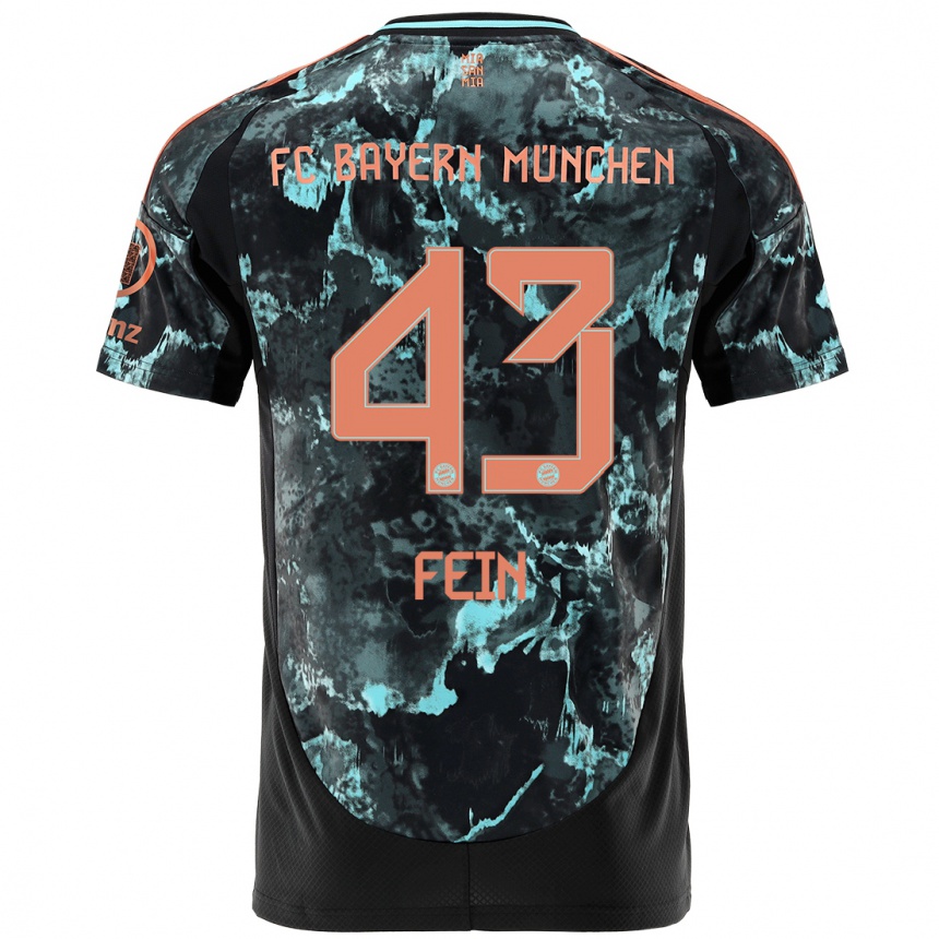 Homme Football Maillot Adrian Fein #43 Noir Tenues Extérieur 2024/25 Canada