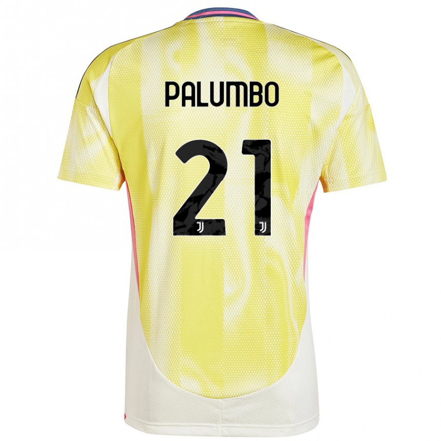 Homme Football Maillot Martin Palumbo #21 Jaune Solaire Tenues Extérieur 2024/25 Canada