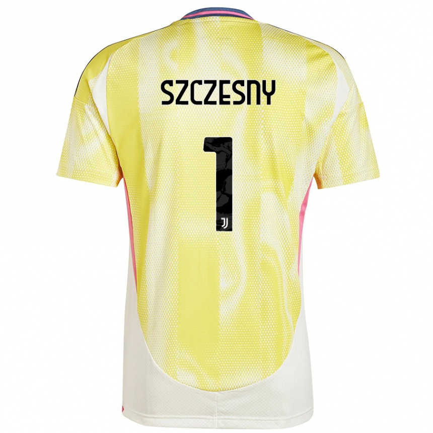 Homme Football Maillot Wojciech Szczesny #1 Jaune Solaire Tenues Extérieur 2024/25 Canada