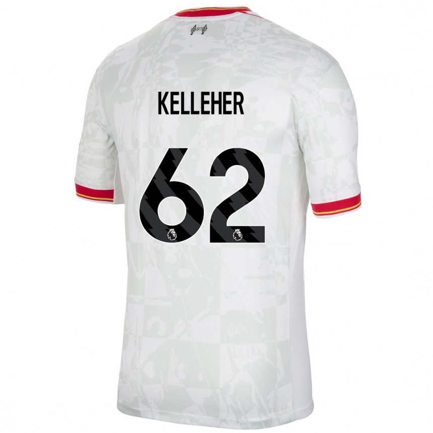 Homme Football Maillot Caoimhin Kelleher #62 Blanc Rouge Noir Troisieme 2024/25 Canada