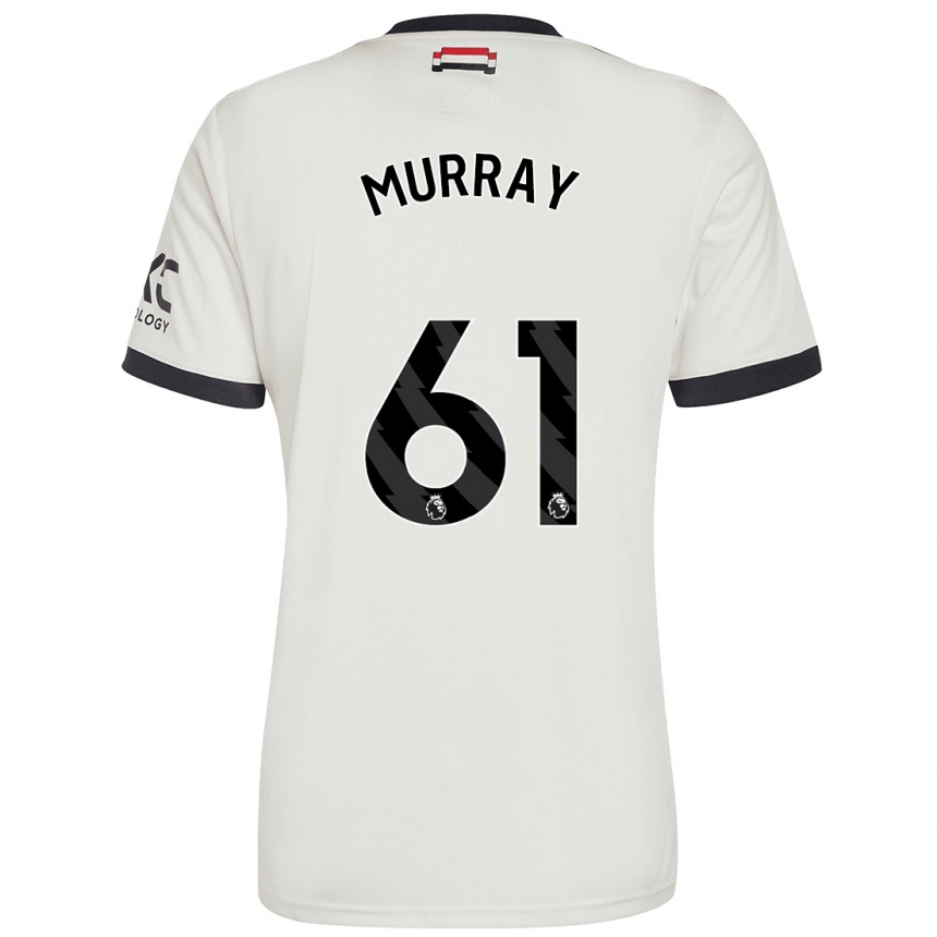 Men Football Sam Murray #61 Off White Third Jersey 2024/25 T-Shirt Canada