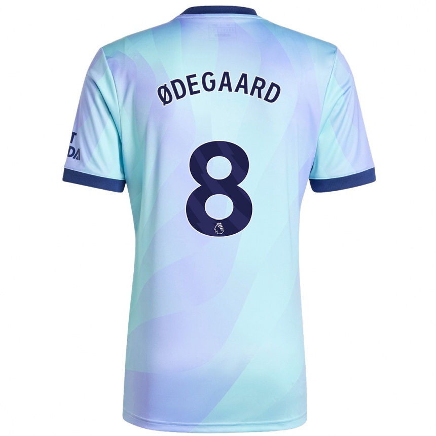 Homme Football Maillot Martin Odegaard #8 Aqua Troisieme 2024/25 Canada