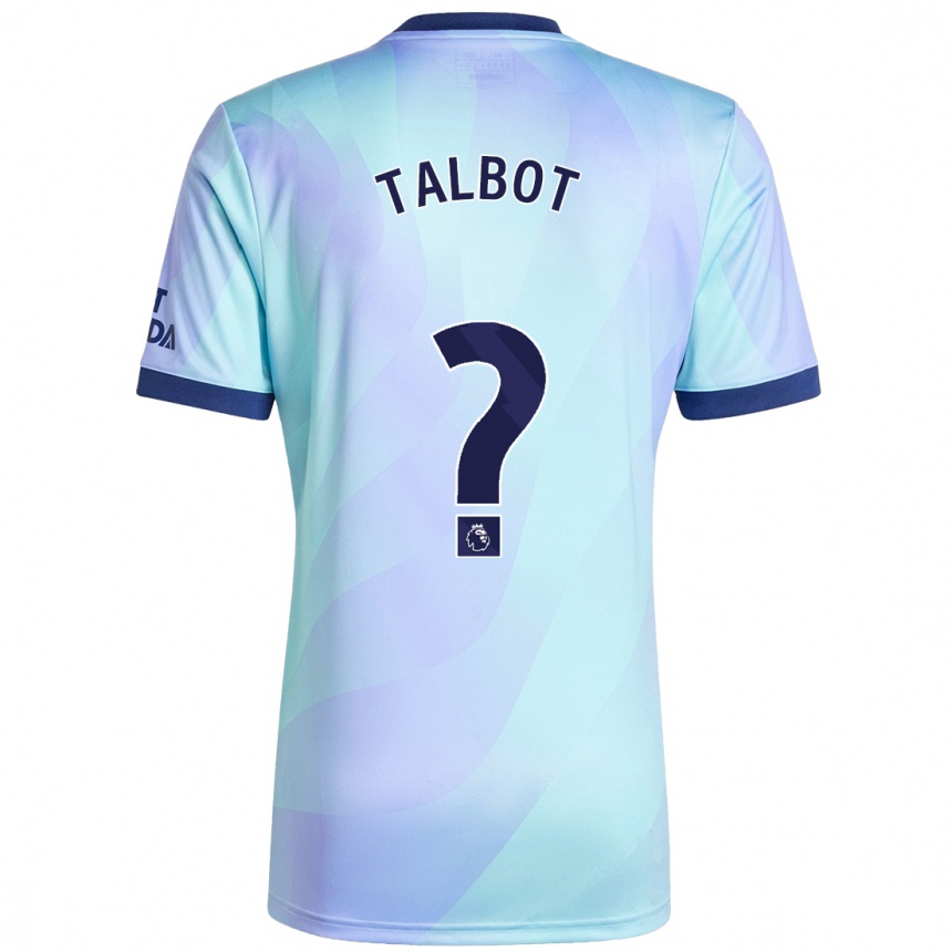 Men Football Jack Talbot #0 Aqua Third Jersey 2024/25 T-Shirt Canada