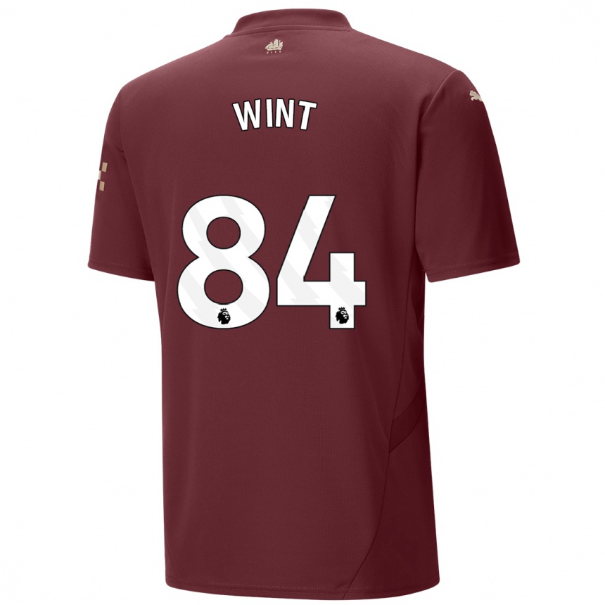 Men Football Jack Wint #84 Maroon Third Jersey 2024/25 T-Shirt Canada