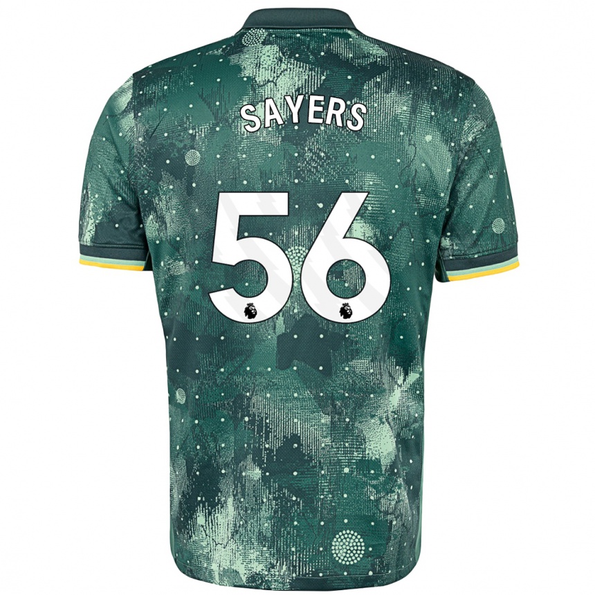 Homme Football Maillot Charlie Sayers #56 Vert Menthe Troisieme 2024/25 Canada