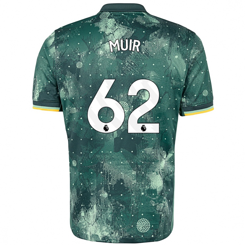 Homme Football Maillot Marqes Muir #62 Vert Menthe Troisieme 2024/25 Canada