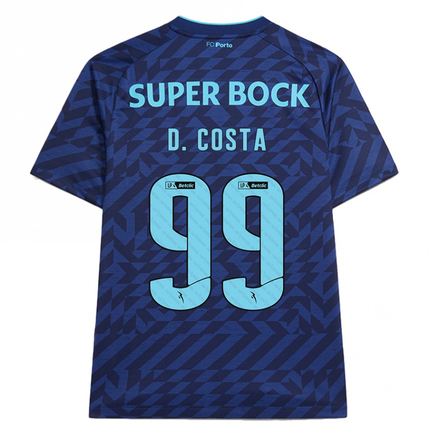 Men Football Diogo Costa #99 Navy Blue Third Jersey 2024/25 T-Shirt Canada