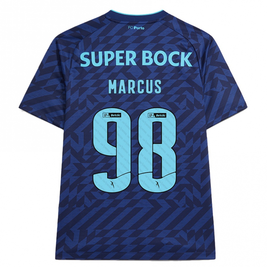 Men Football Abraham Marcus #98 Navy Blue Third Jersey 2024/25 T-Shirt Canada