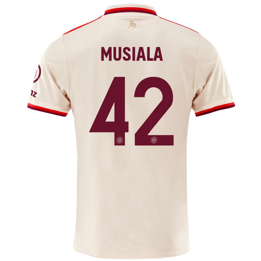 Homme Football Maillot Jamal Musiala #42 Lin Troisieme 2024/25 Canada