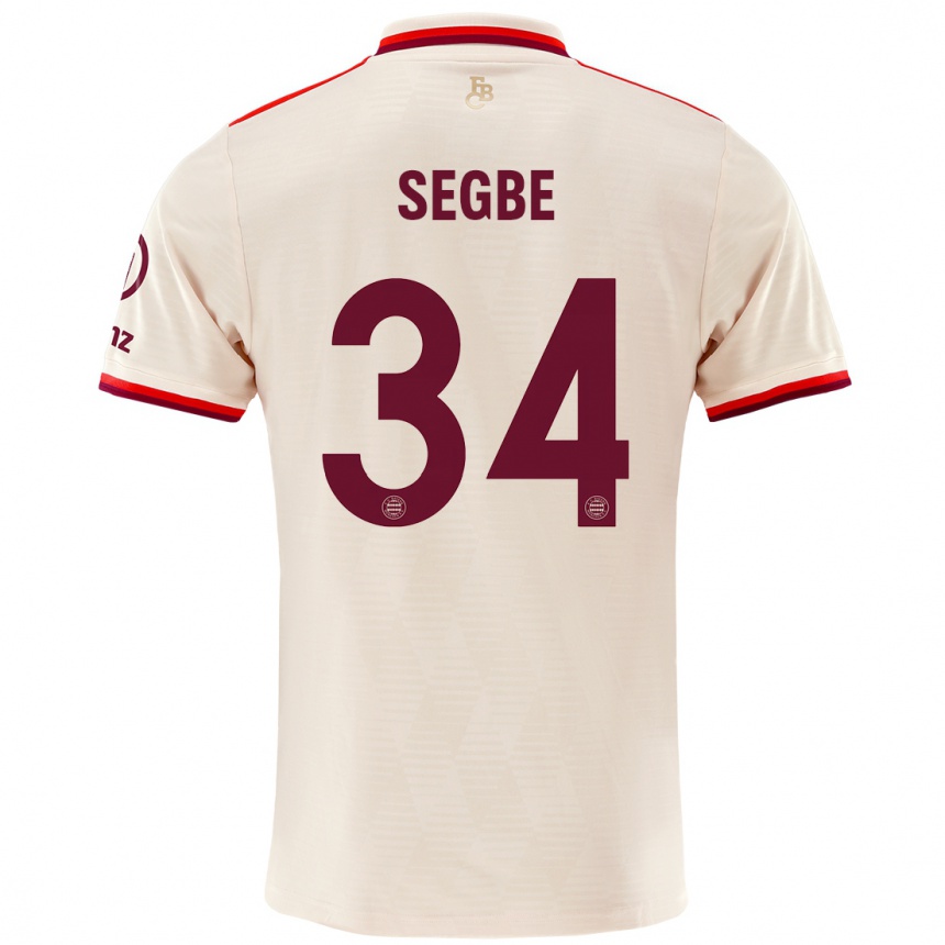 Men Football Désiré Sègbè #34 Linen Third Jersey 2024/25 T-Shirt Canada