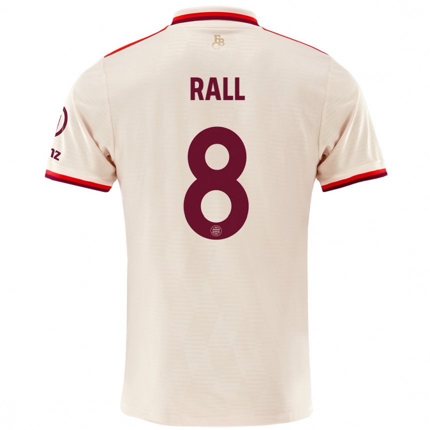 Men Football Maximiliane Rall #8 Linen Third Jersey 2024/25 T-Shirt Canada