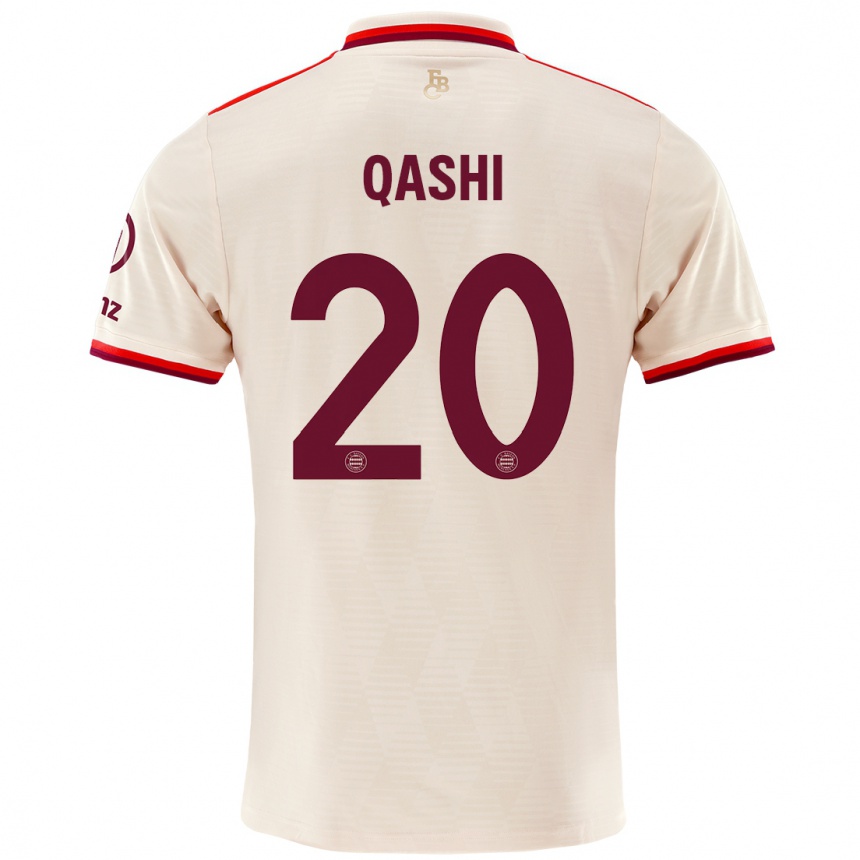 Men Football Yousef Qashi #20 Linen Third Jersey 2024/25 T-Shirt Canada