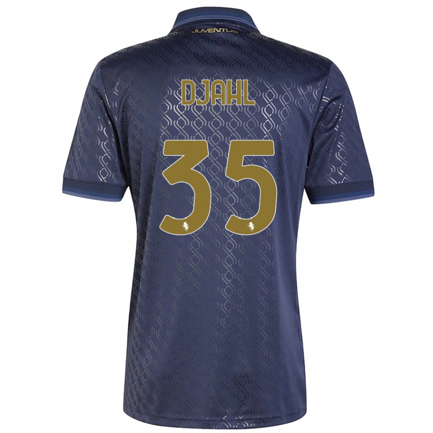 Men Football Rayan Djahl #35 Navy Blue Third Jersey 2024/25 T-Shirt Canada