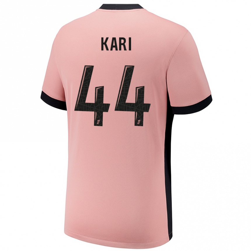 Men Football Ayman Kari #44 Rust Pink Third Jersey 2024/25 T-Shirt Canada