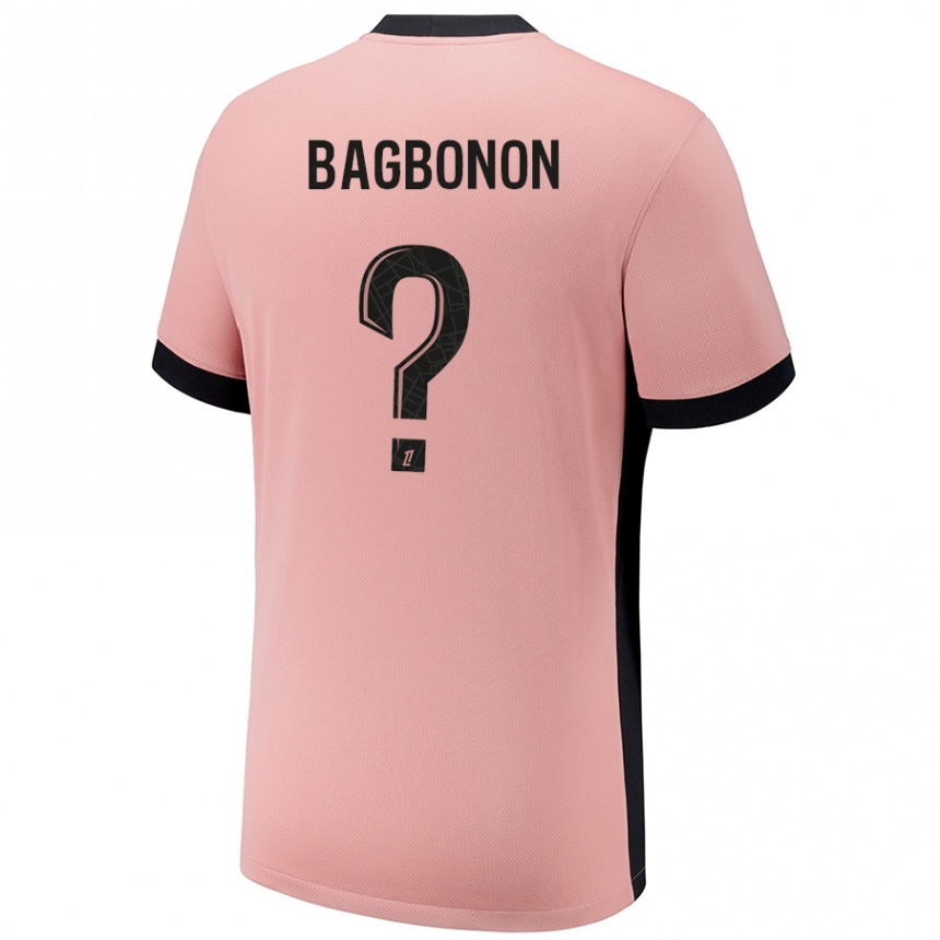 Men Football Ethan Bagbonon #0 Rust Pink Third Jersey 2024/25 T-Shirt Canada