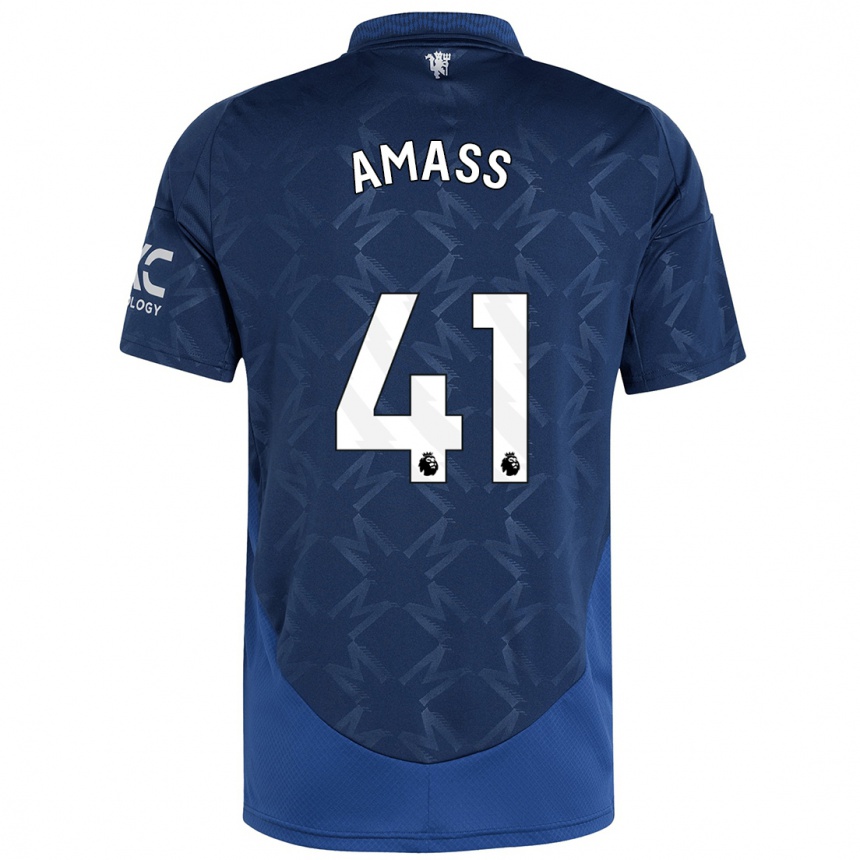 Women Football Harry Amass #41 Indigo Away Jersey 2024/25 T-Shirt Canada