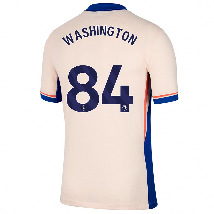 Femme Football Maillot Marcell Washington #84 Beige Clair Tenues Extérieur 2024/25 Canada