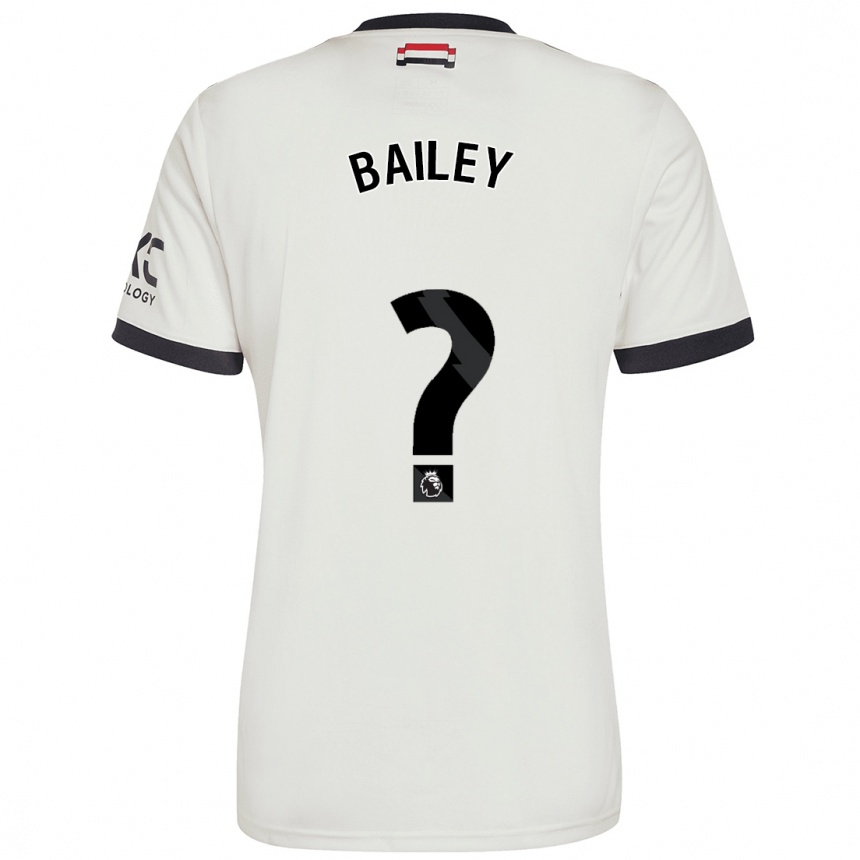 Femme Football Maillot James Bailey #0 Blanc Cassé Troisieme 2024/25 Canada