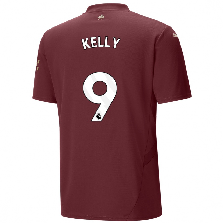 Women Football Chloe Kelly #9 Maroon Third Jersey 2024/25 T-Shirt Canada