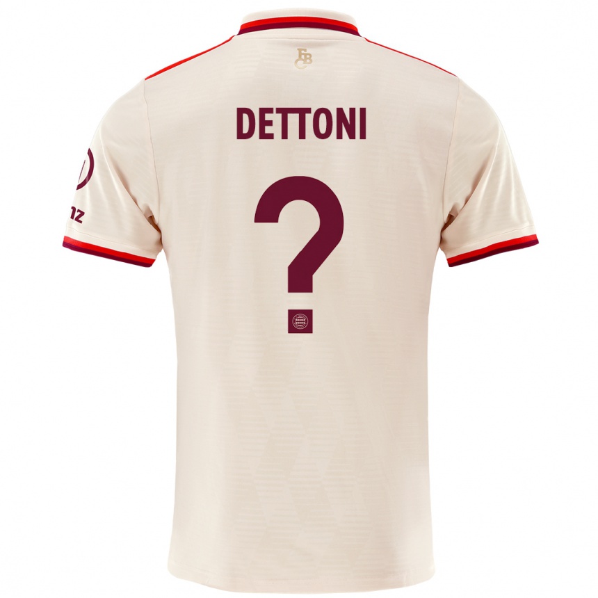 Women Football Grayson Dettoni #0 Linen Third Jersey 2024/25 T-Shirt Canada