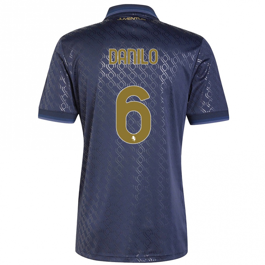 Women Football Danilo #6 Navy Blue Third Jersey 2024/25 T-Shirt Canada