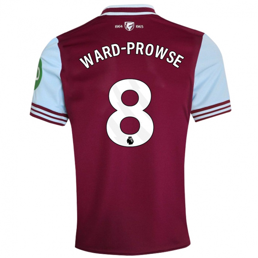 Enfant Football Maillot James Ward-Prowse #8 Rouge Foncé Tenues Domicile 2024/25 Canada