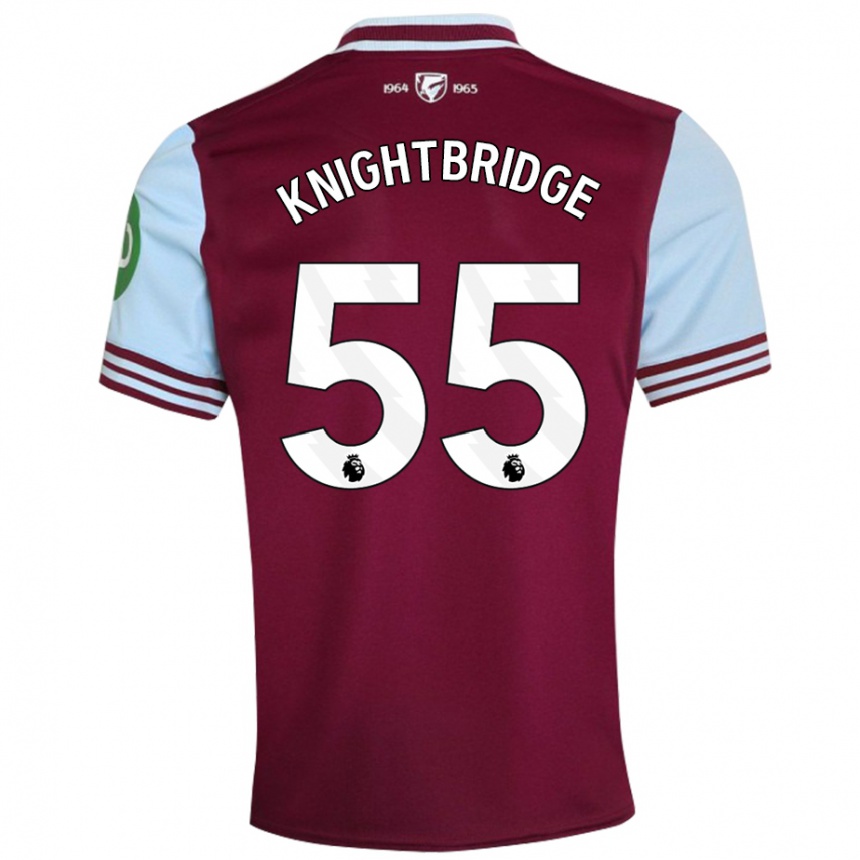 Enfant Football Maillot Jacob Knightbridge #55 Rouge Foncé Tenues Domicile 2024/25 Canada